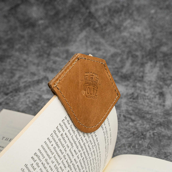 Set of 3 Personalized Leather Bookmarks Book Marks - Holtz Leather