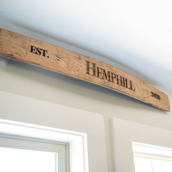 Tennessee Whiskey Barrel Personalized Wall Hangers Mudroom or