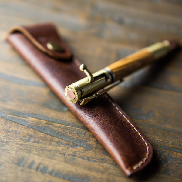 Christian-themed custom hand-turned pen 2024 made from olive wood from Bethlehem.