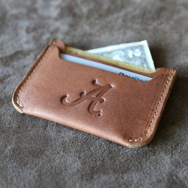 Barbed Wire Scar Leather Bifold Wallet