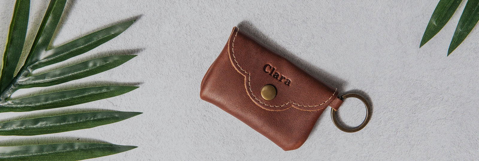 Personalized Leather Envelope Purse Handbag - Made in USA The Cecilia, Brownat Holtz Leather