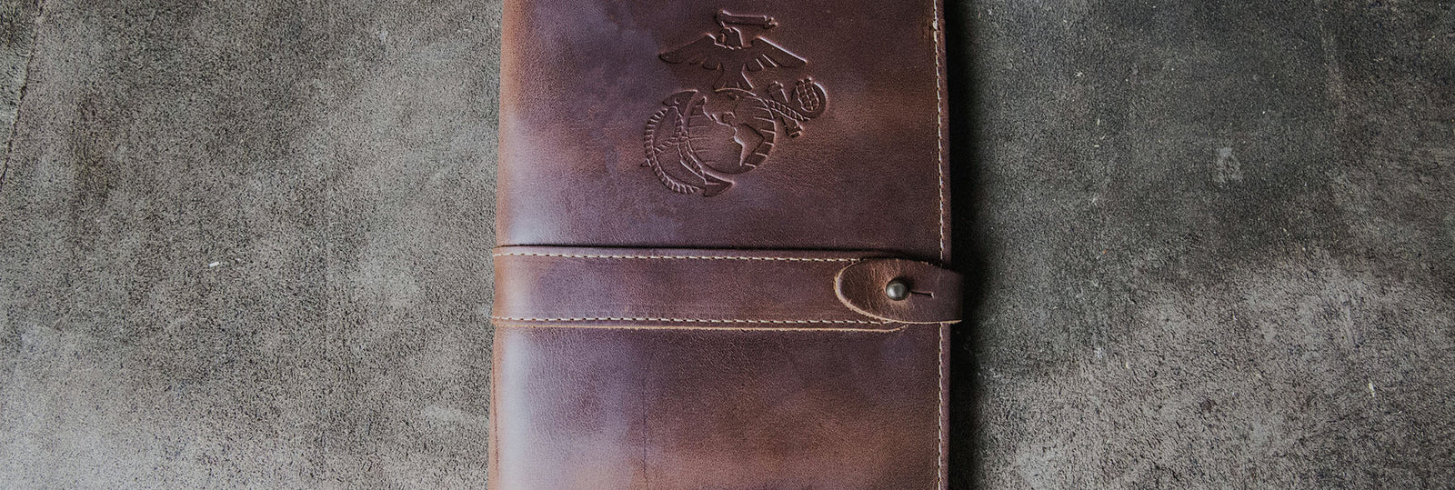 The Surveyor Fine Leather Pocket Journal Cover for Field Notes