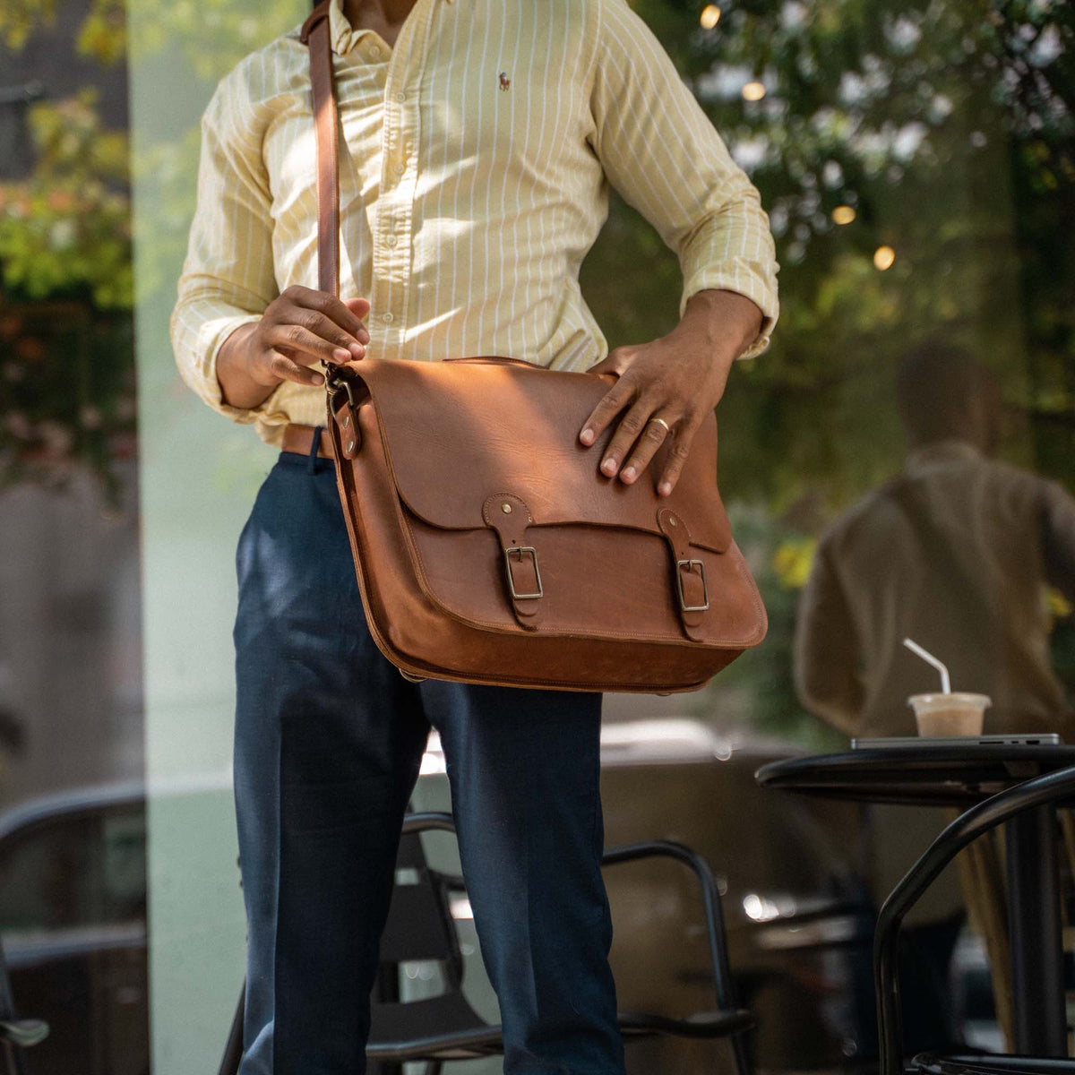 Men's Leather Bags, Briefcases & Travel Bags