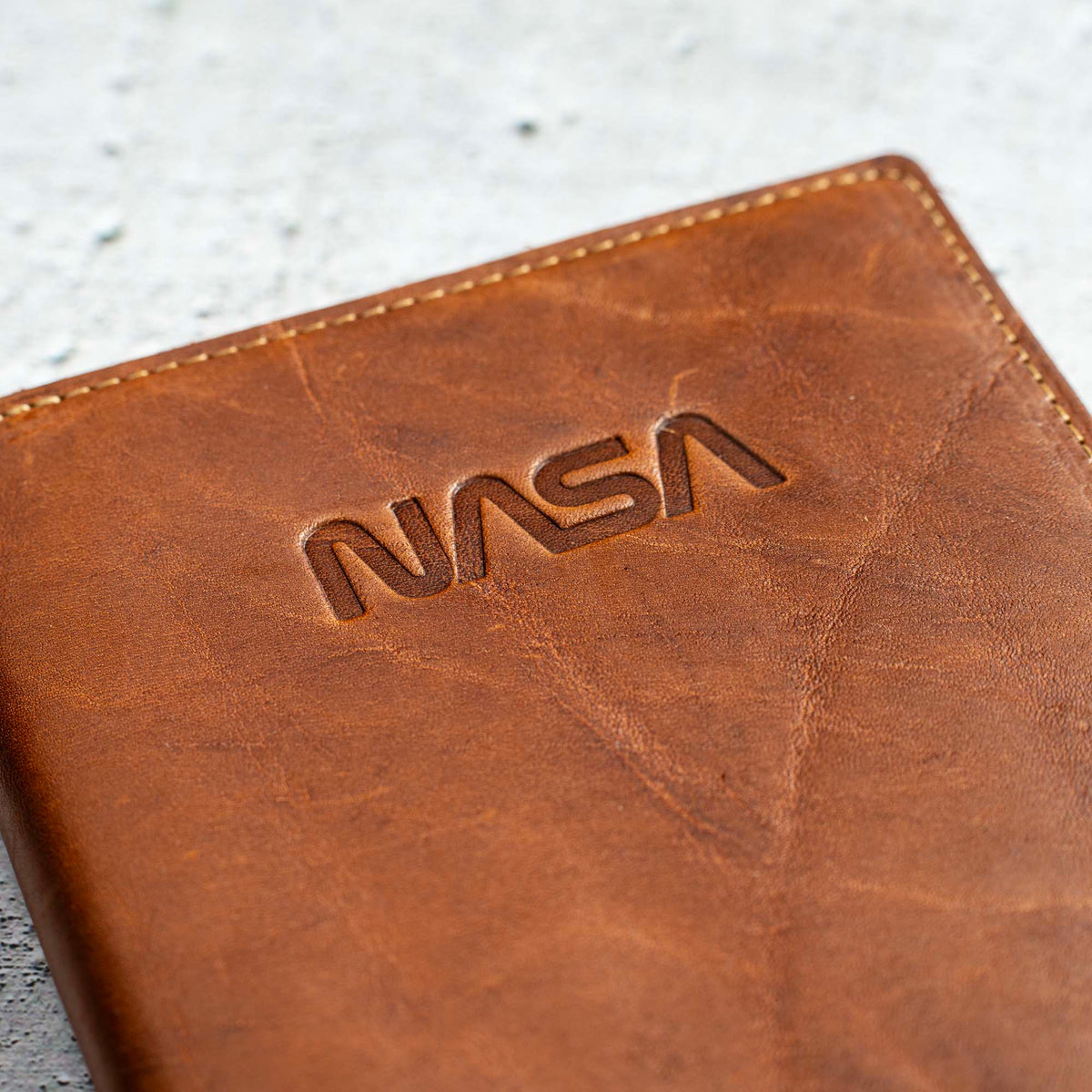 The Nasa Scholar - Personalized Leather Journal Cover