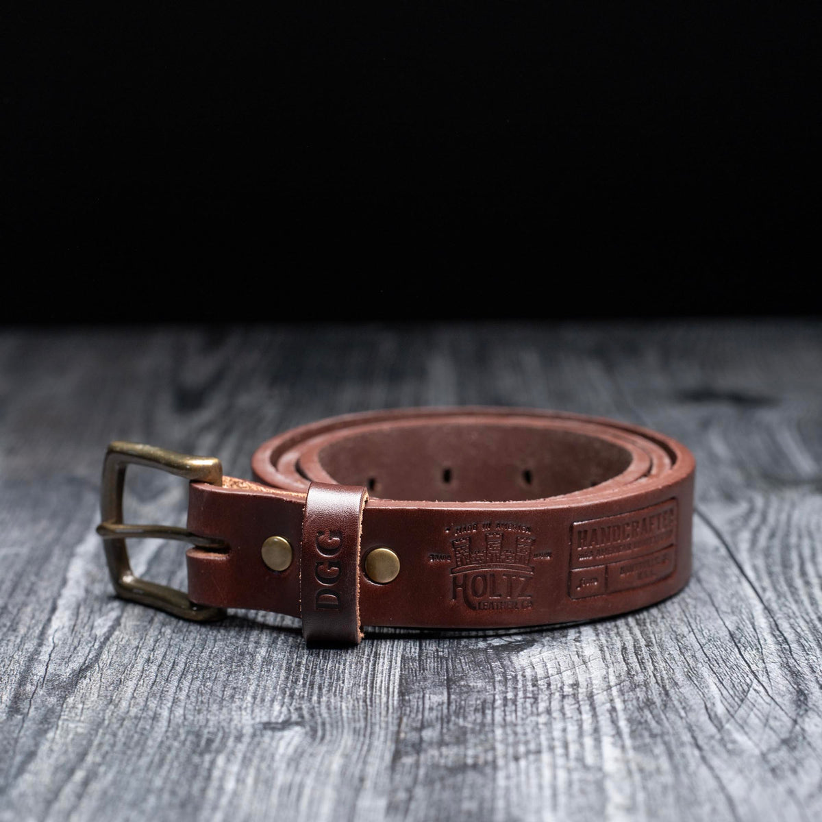 Fine Leather Men&#39;s Dress Belt Handcrafted from Bridle Leather