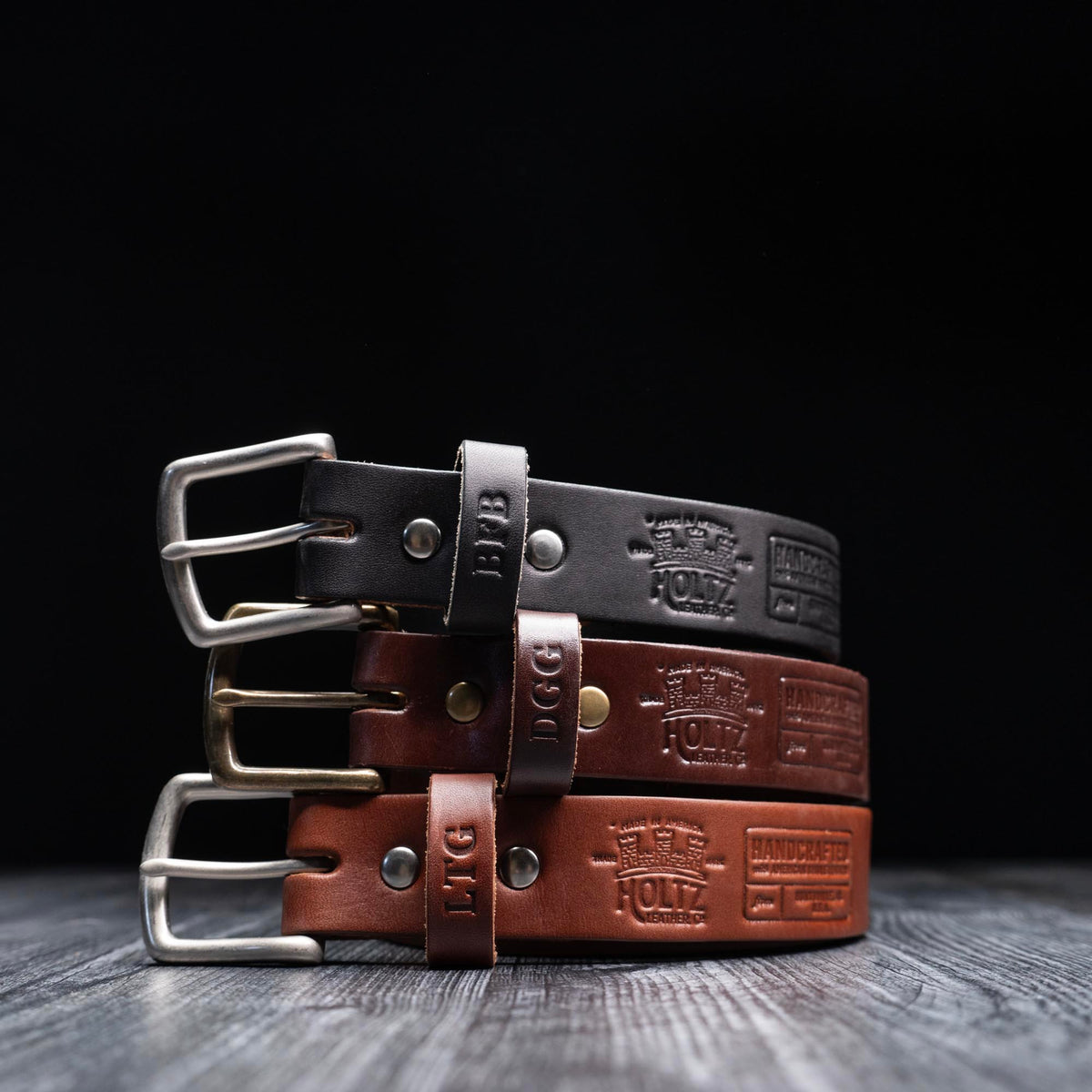 Fine Leather Men&#39;s Dress Belt Handcrafted from Bridle Leather