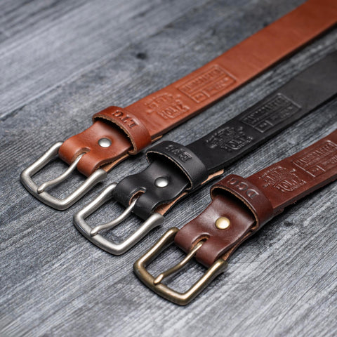 Fine Leather Men's Dress Belt Handcrafted from Bridle Leather - Holtz ...