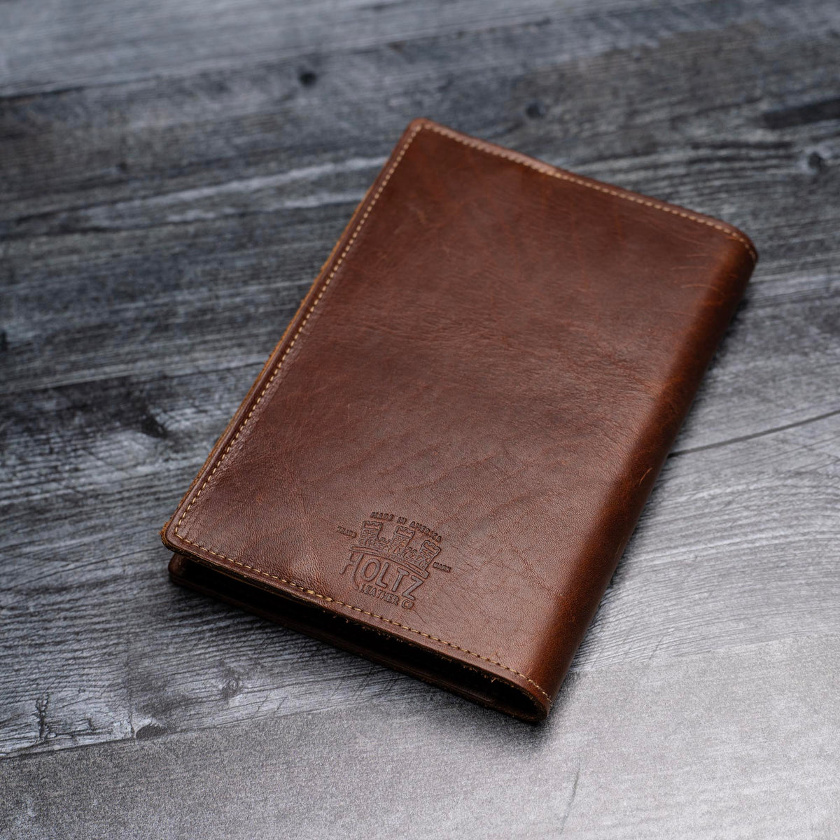 Your Logo + Our Leather - The Scholar - Personalized Leather Journal Cover - Custom Logo and Corporate Gifting