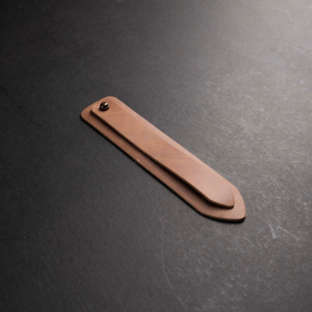 Personalized Fine Leather Double Bookmarks