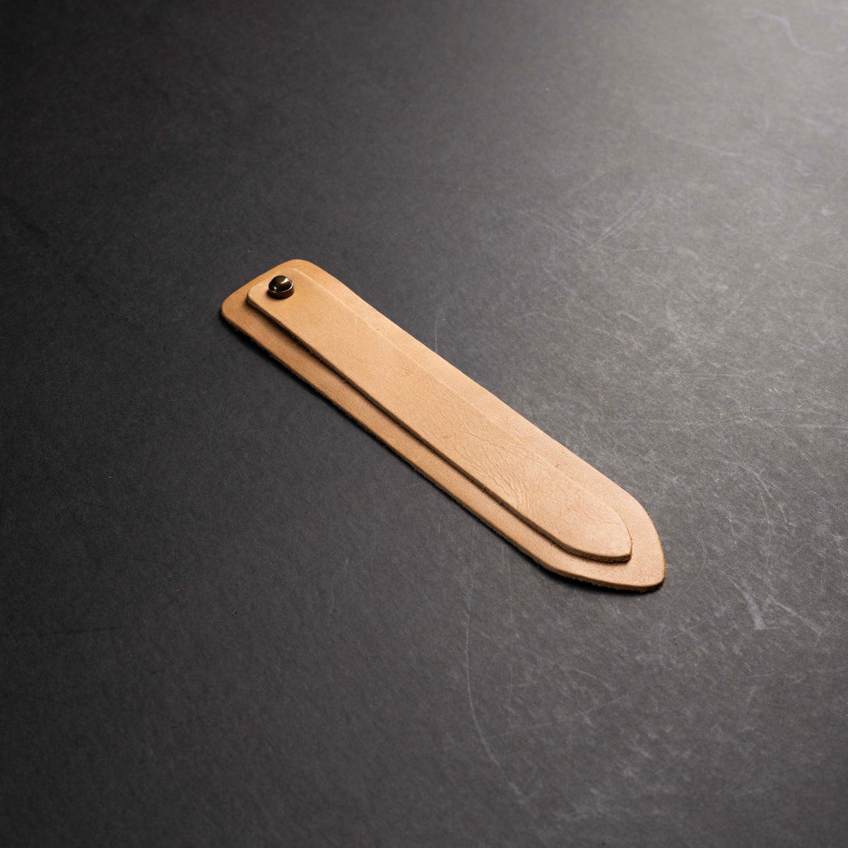 Personalized Fine Leather Double Bookmarks