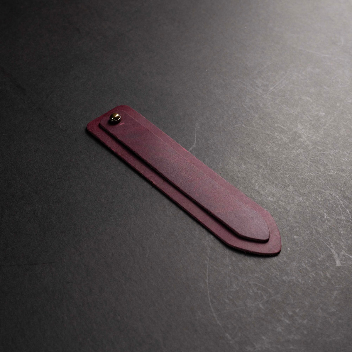 Personalized Fine Leather Double Bookmarks