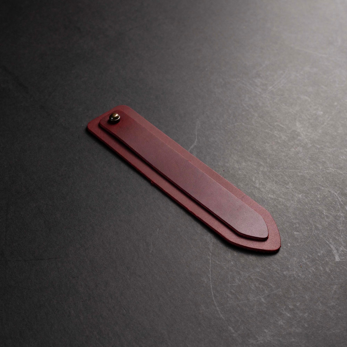 Personalized Fine Leather Double Bookmarks