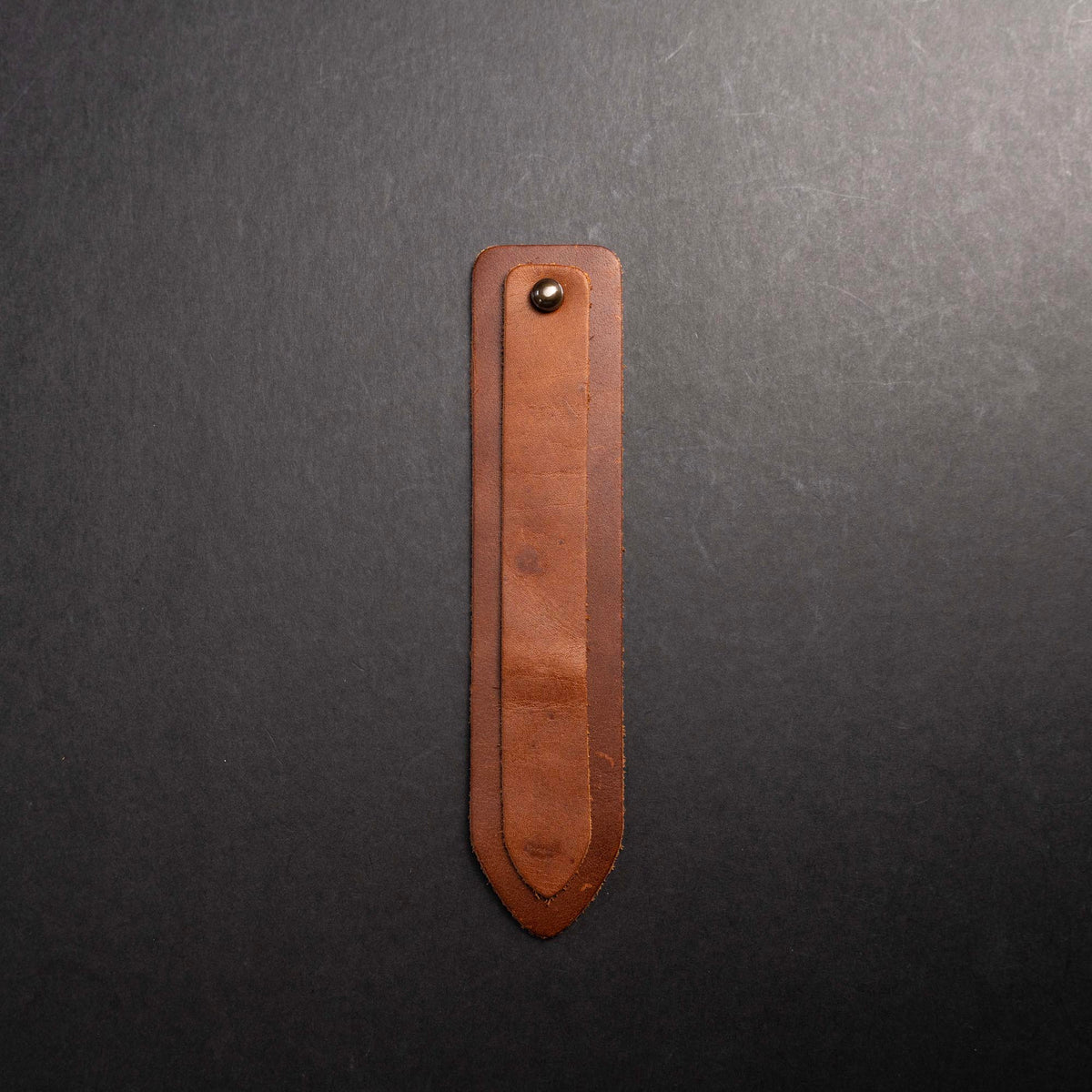 Personalized Fine Leather Double Bookmarks