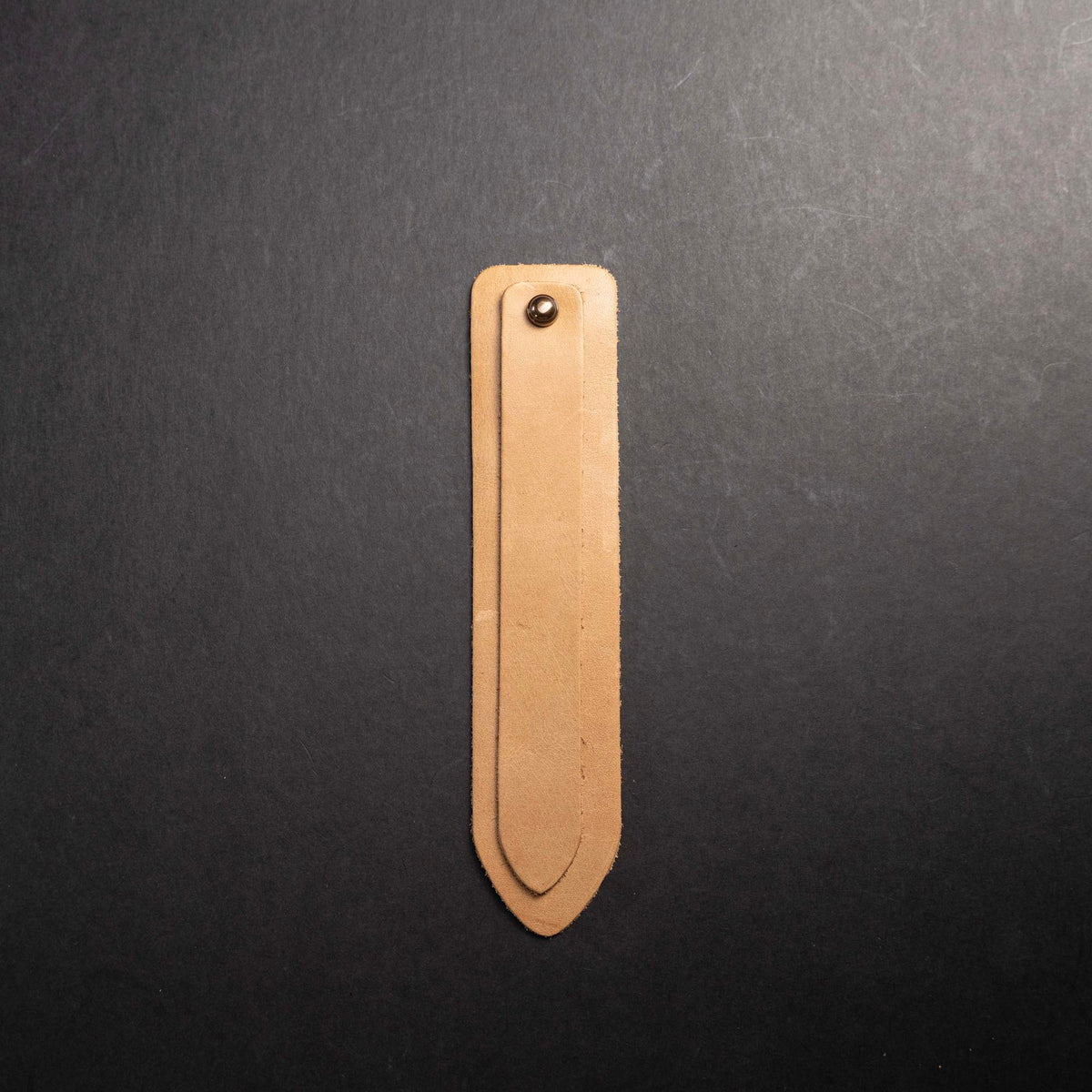 Personalized Fine Leather Double Bookmarks