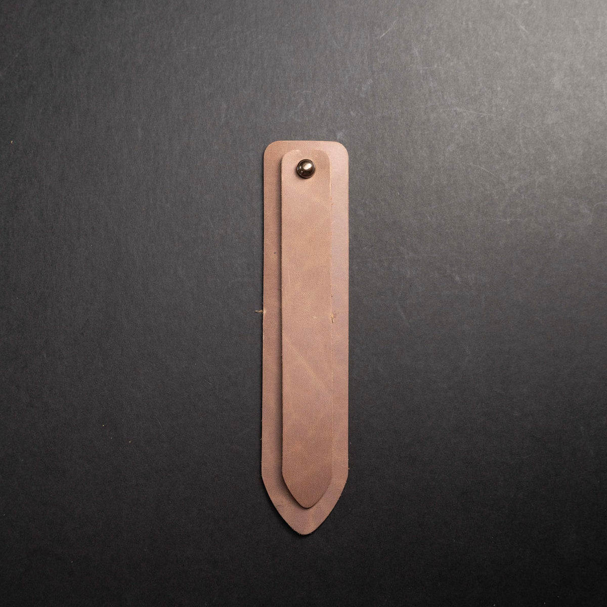 Personalized Fine Leather Double Bookmarks