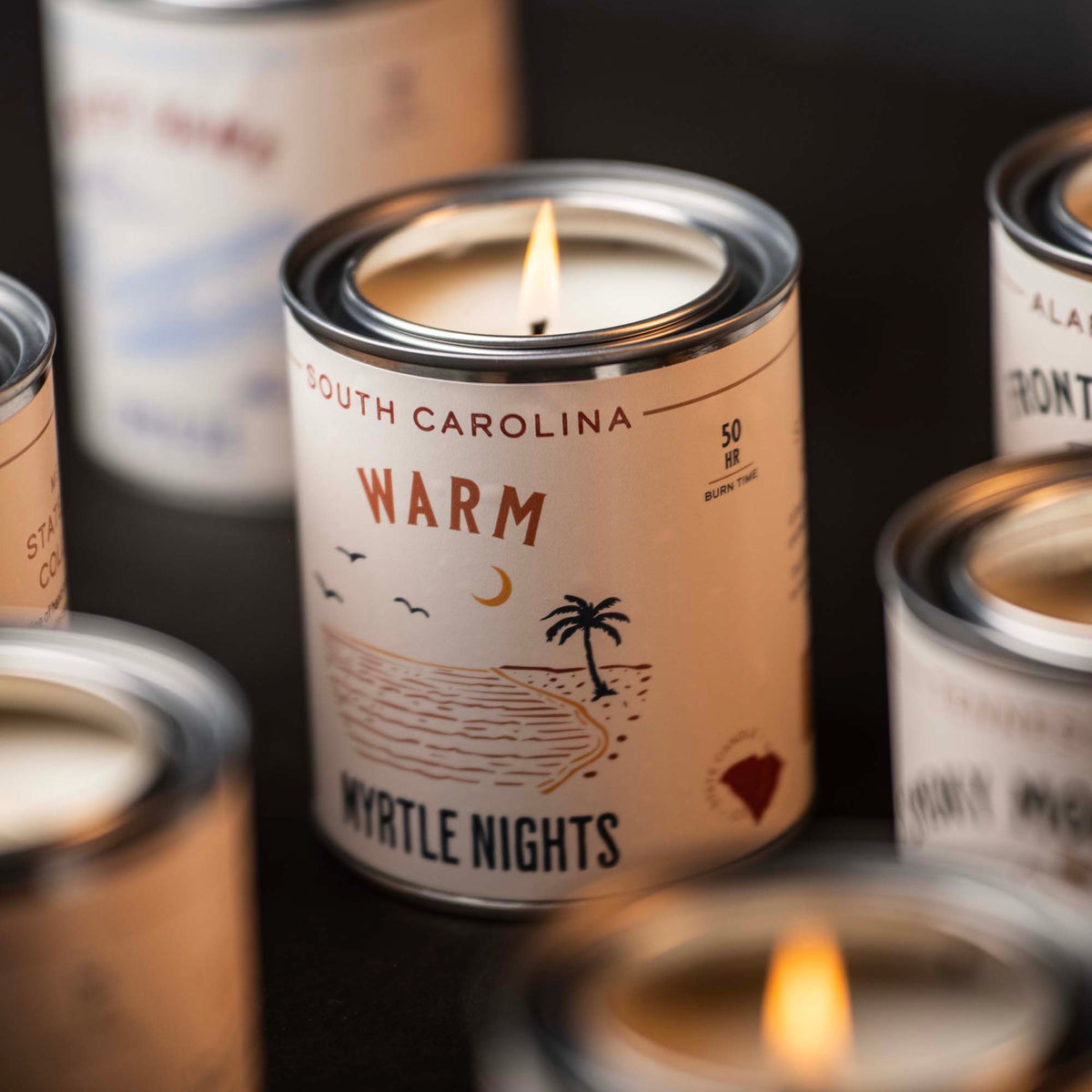 South Carolina - Warm Myrtle Nights State Candle