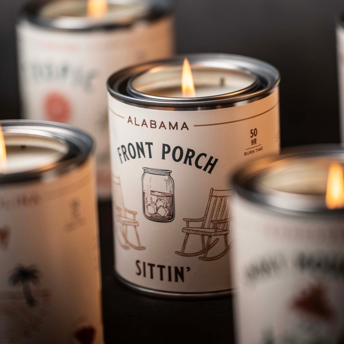 Alabama - Front Porch Sittin&#39; State Candle