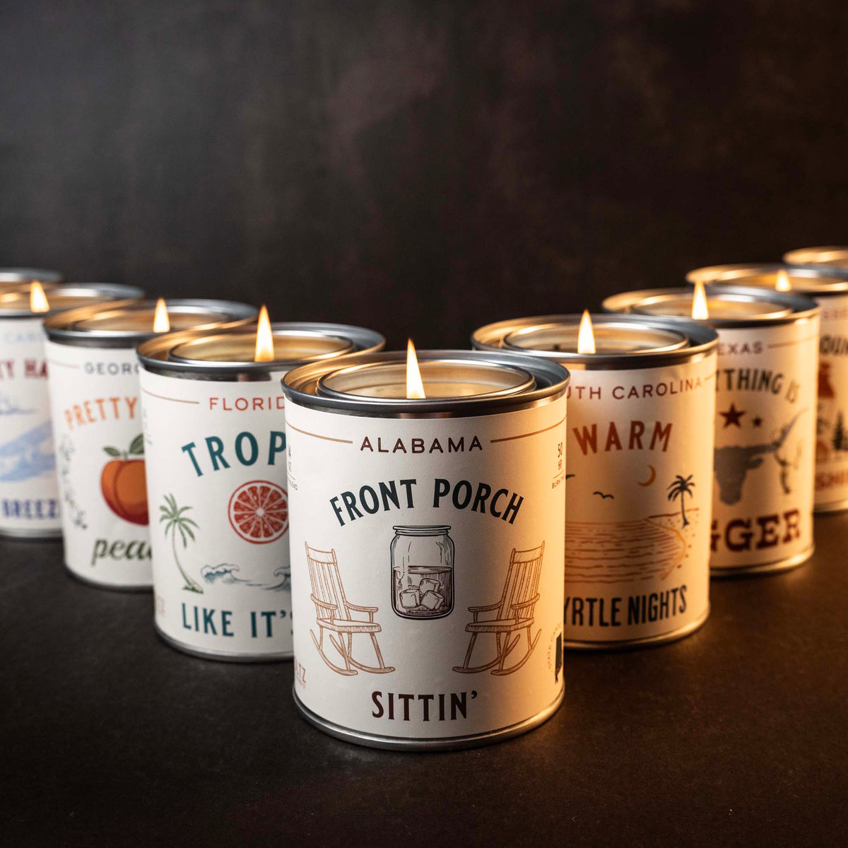 Alabama - Front Porch Sittin&#39; State Candle