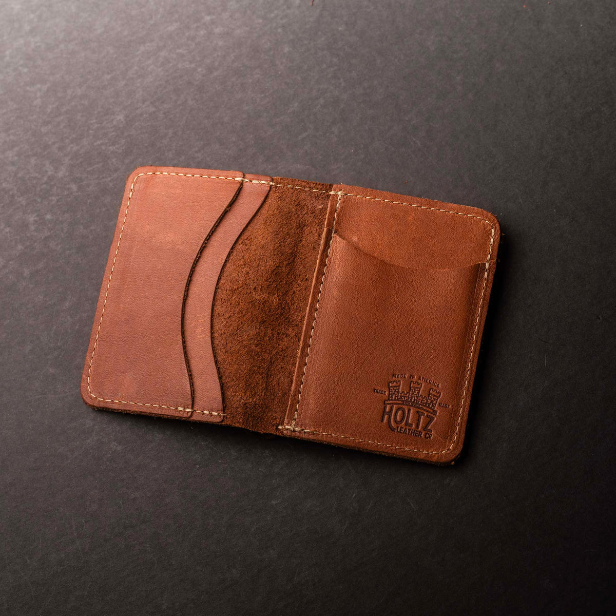 No. 714 Babe Ruth – Personalized Fine Leather Bifold Front Pocket Wallet