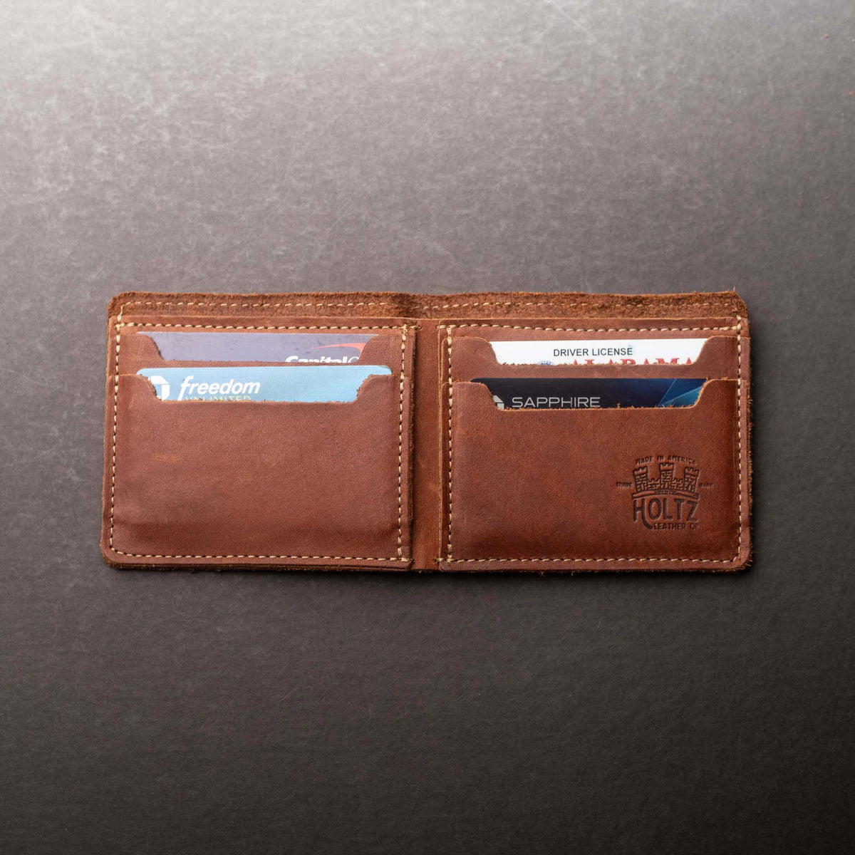 The Slim Dixie Fine Leather BiFold Wallet