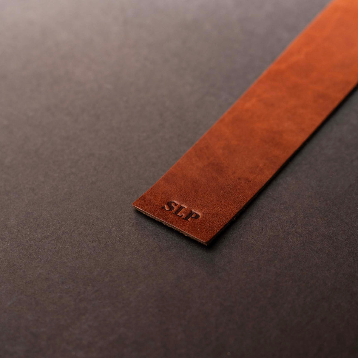 The Scribe - Personalized Fine Leather Two-Tone Bookmark