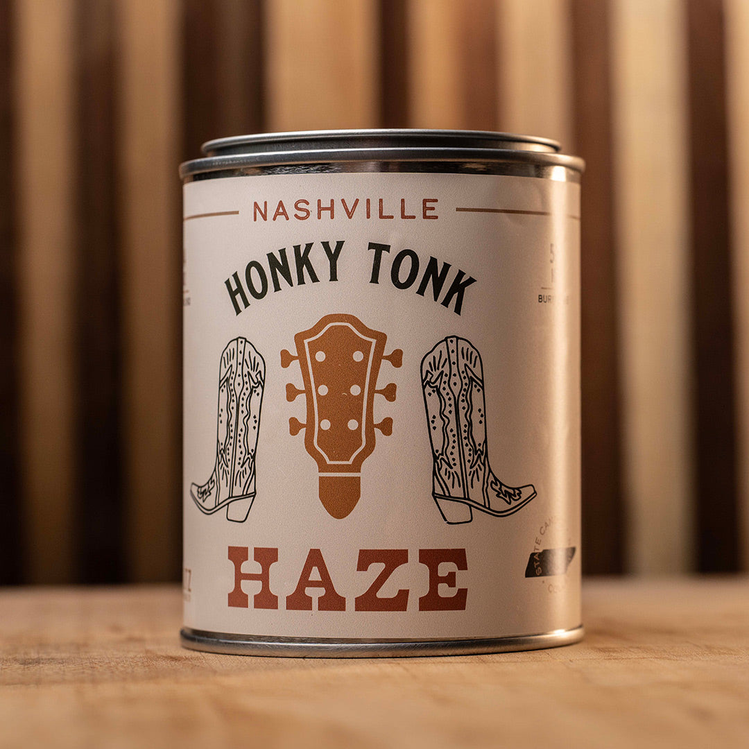 Nashville - Honky Tonk Haze Tennessee State Candle