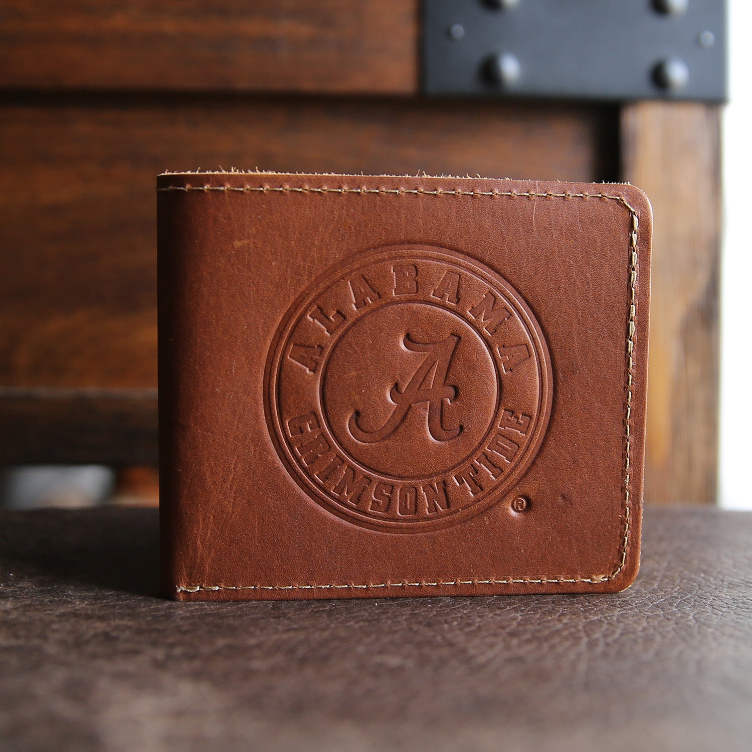 Personalized Mens Bifold Wallet - The Big Dixie Leather Bifold Wallet -  Holtz Leather