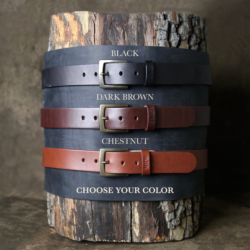 Handmade Leather Belt, 100% Full Grain Genuine Leather, Non-layered,  English Bridle Leather, Leather Belt Men, Mens Leather Belt 