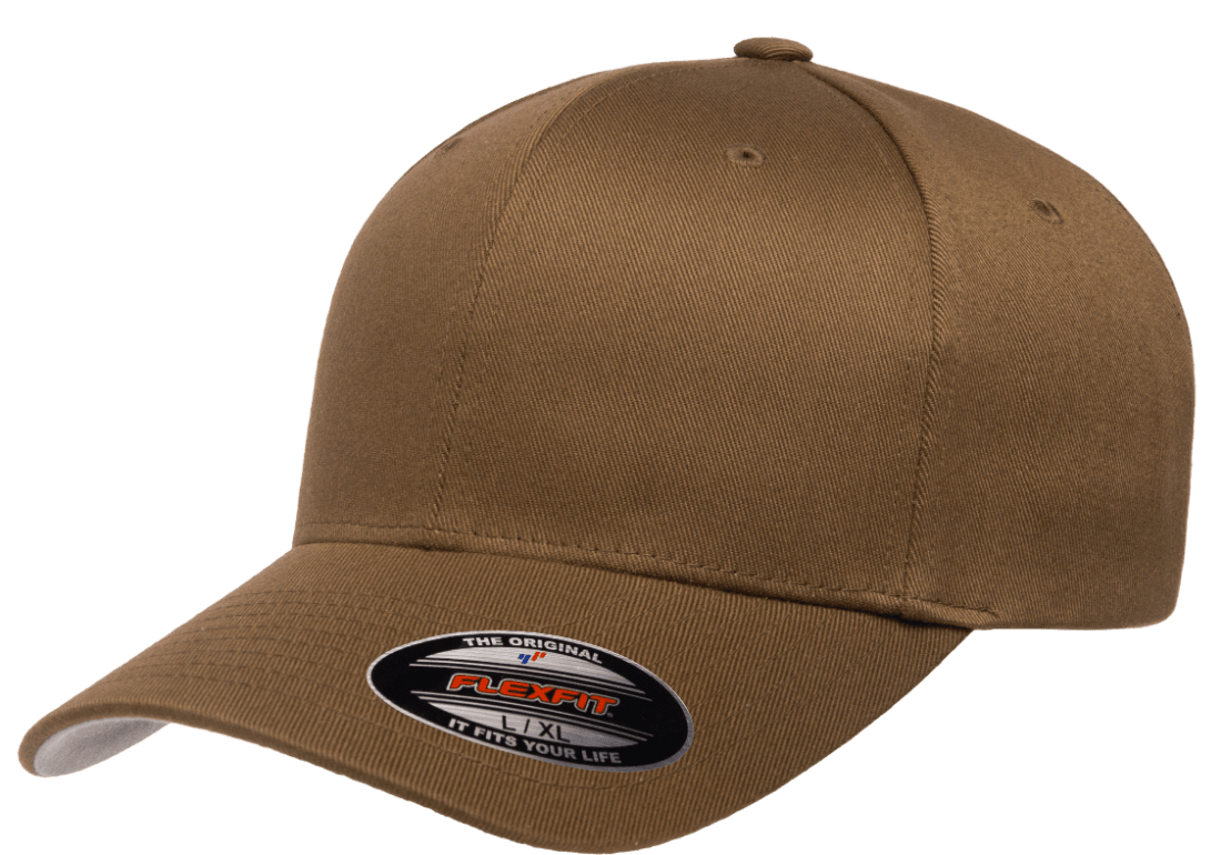 Holtz LO with Leather FlexFit 6277 Structured Custom Leather Hat Baseball - YOUR Patch