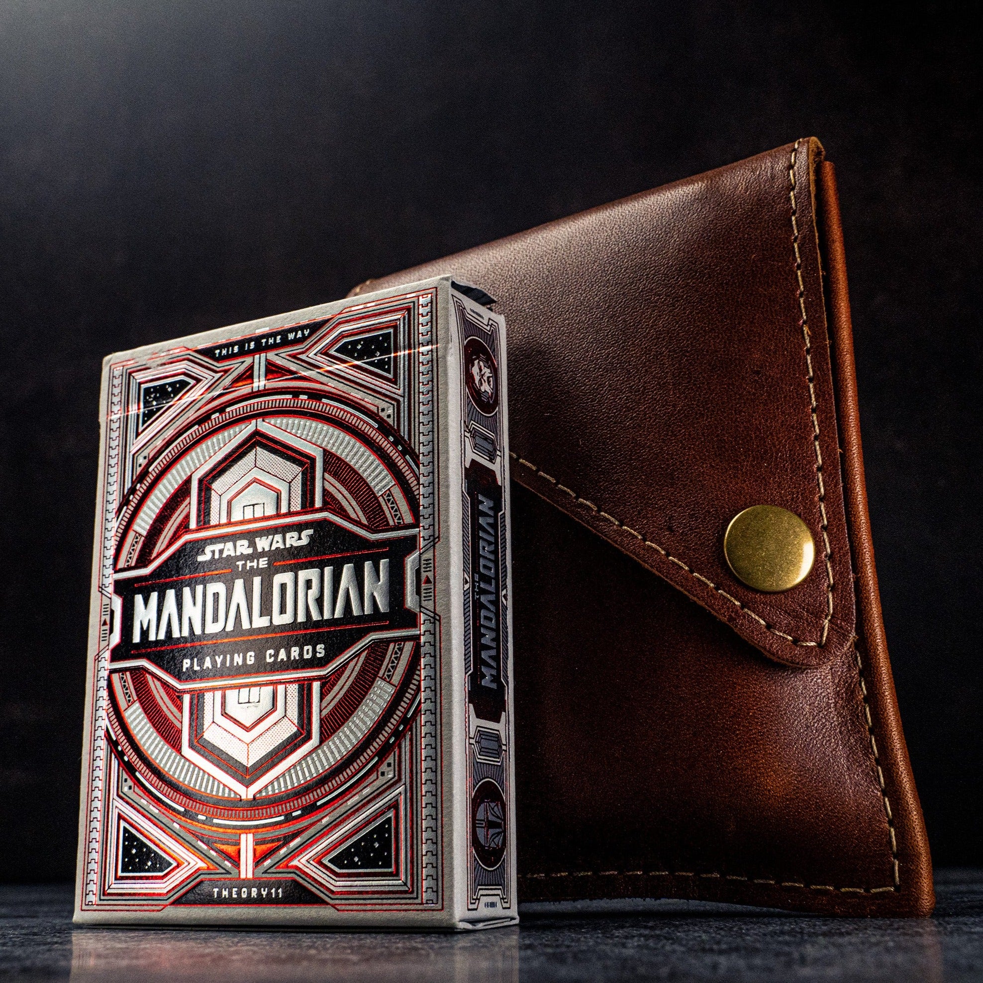 Theory 11 The Mandalorian Card Deck With Fine Leather Card Sleeve