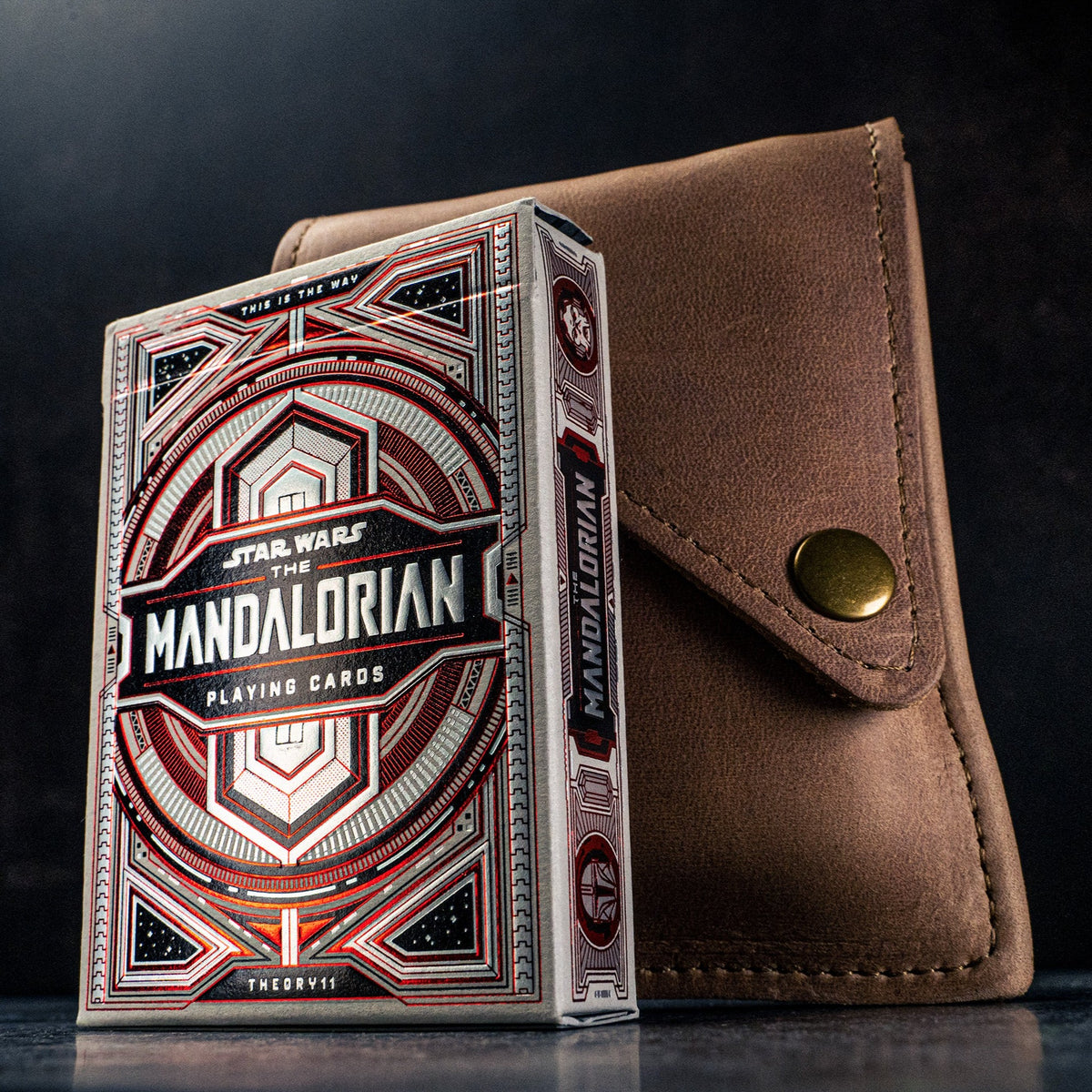 Theory 11 The Mandalorian Card Deck With Fine Leather Card Sleeve