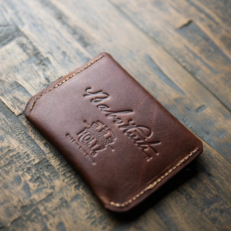 Minimalist Card Holder Wallet Front Pocket Leather Wallet – Blue Tannish -  FOXHACKLE