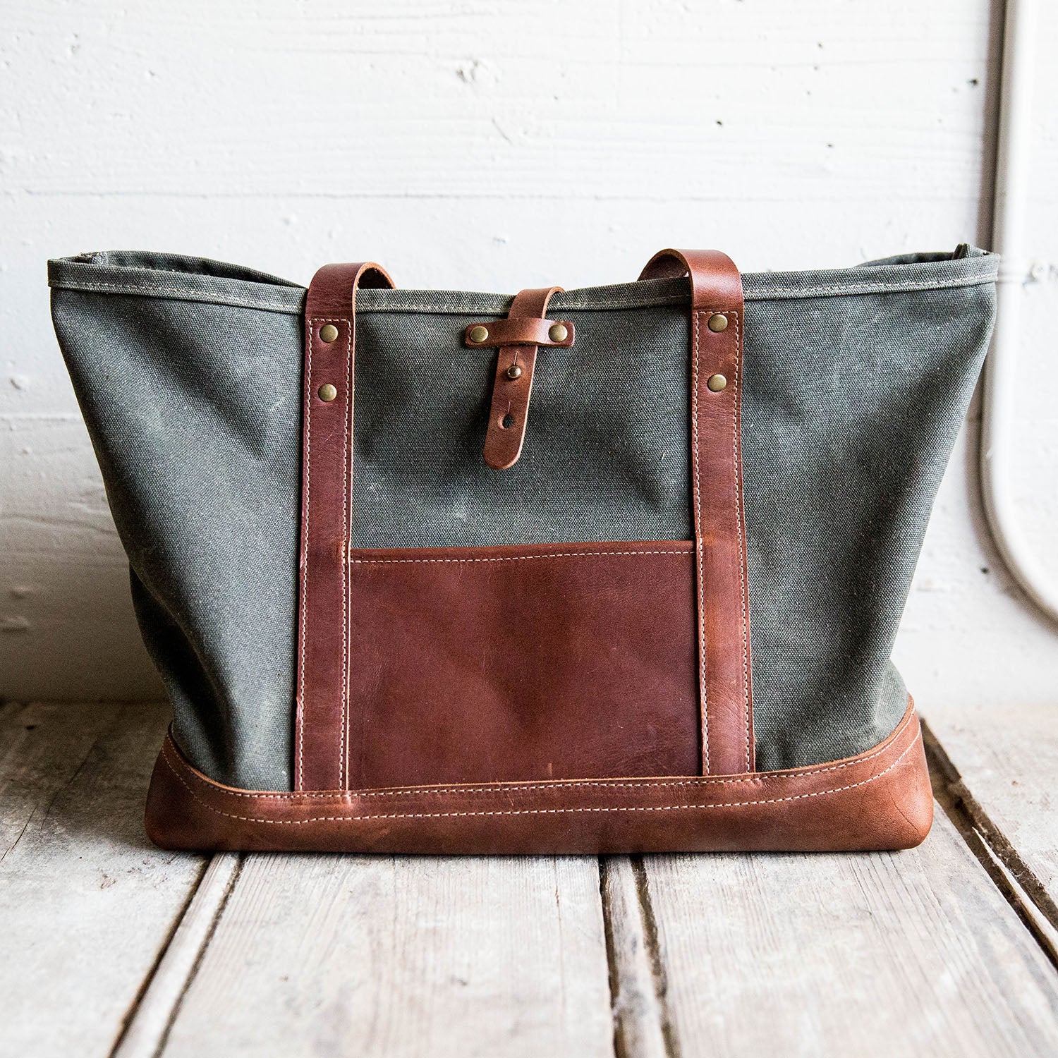 tools / heavy duty utilitarian canvas tote bag SMALL – LOST WAX STUDIO NYC  - made in nyc