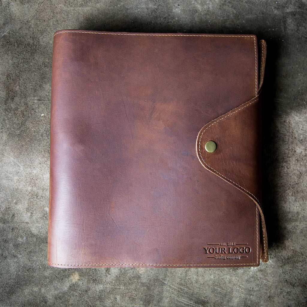 Custom Ostrich Leather Binder - Fully Customizable - Various Sizes