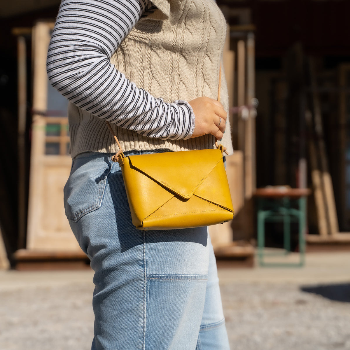 She Is - Personalized Leather Handbag SB12 – Sistabag