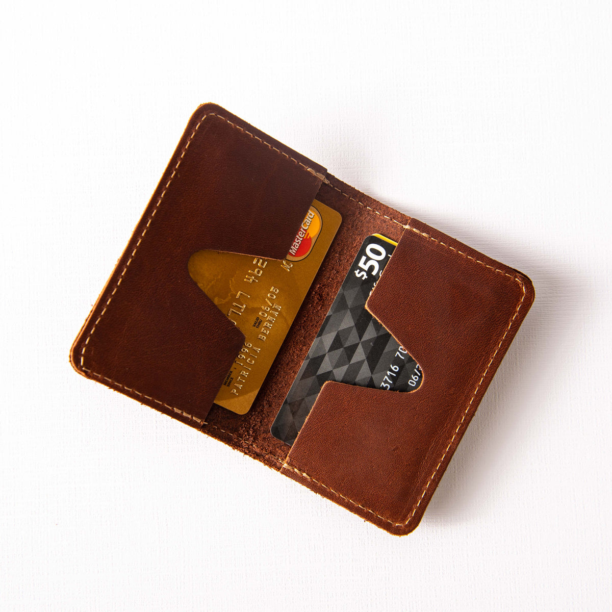 Business Card Holder / Wallet Bootlegger Brown