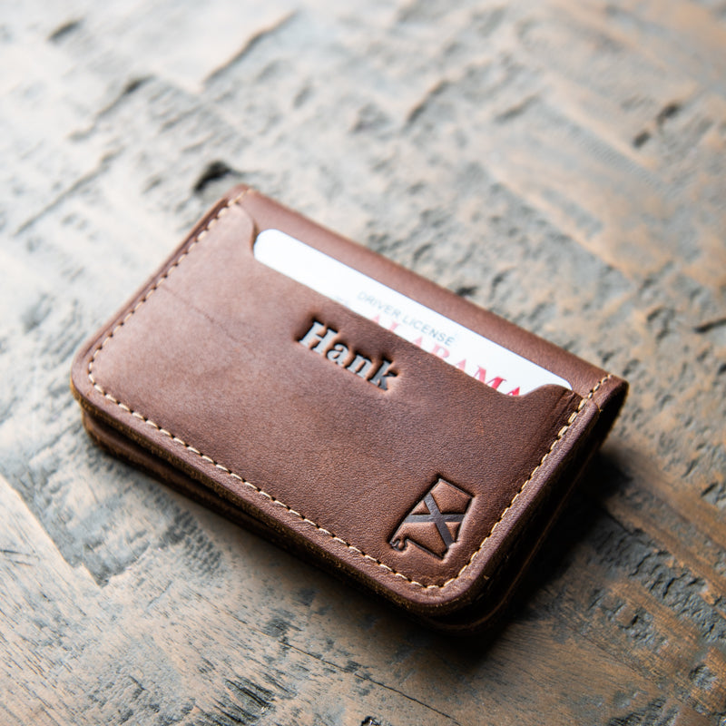 Handmade Front Pocket Wallet - Hanks Belts