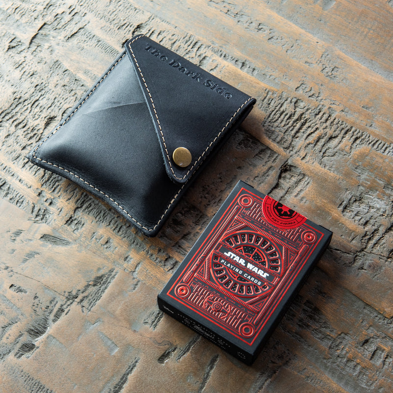 Theory 11 Dark Side Card Deck With Fine Leather Card Sleeve