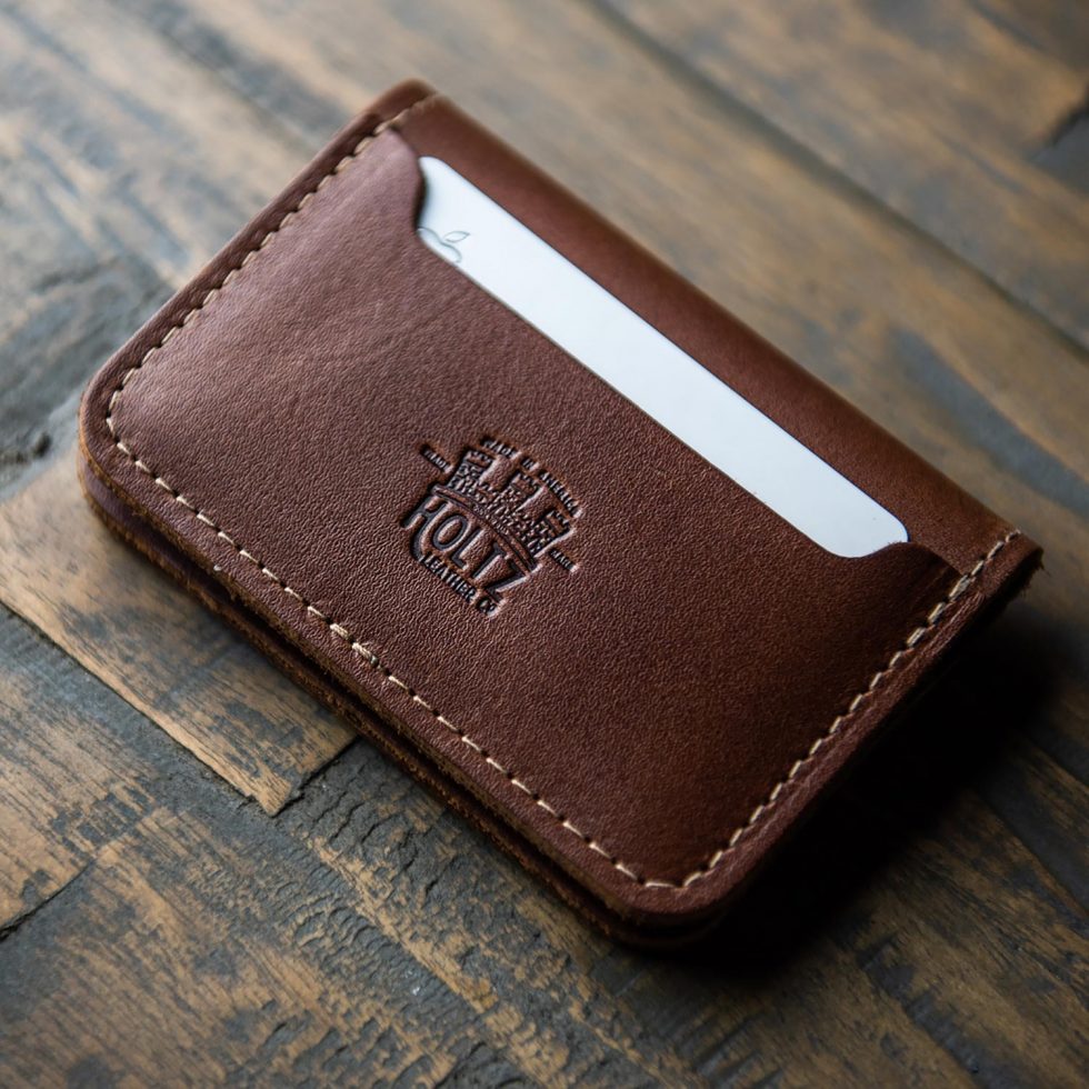 Men's Personalized Leather Bifold Wallet with Money Clip