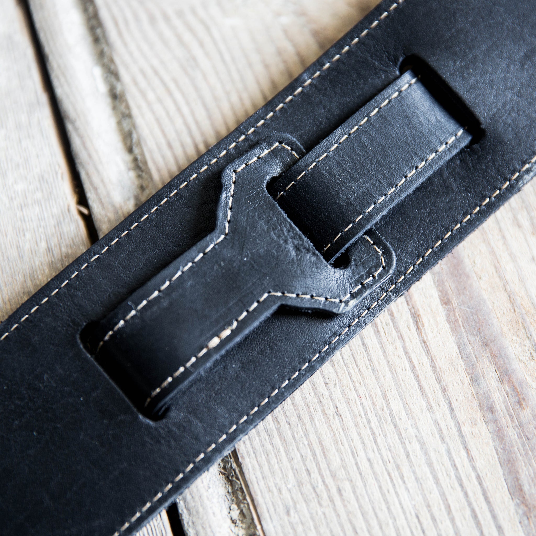 Personalised Dat Strap Leather Guitar Strap