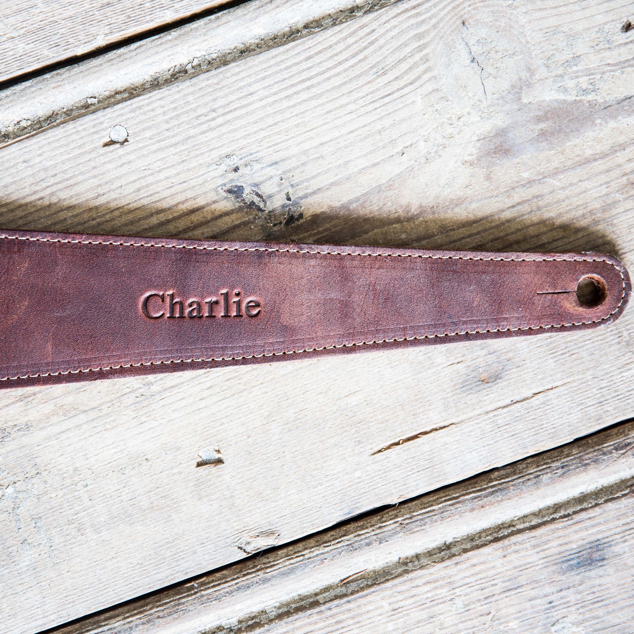 No. 101 Personalized Fine Leather Belt – Made in USA -, Chestnut / 34at Holtz Leather