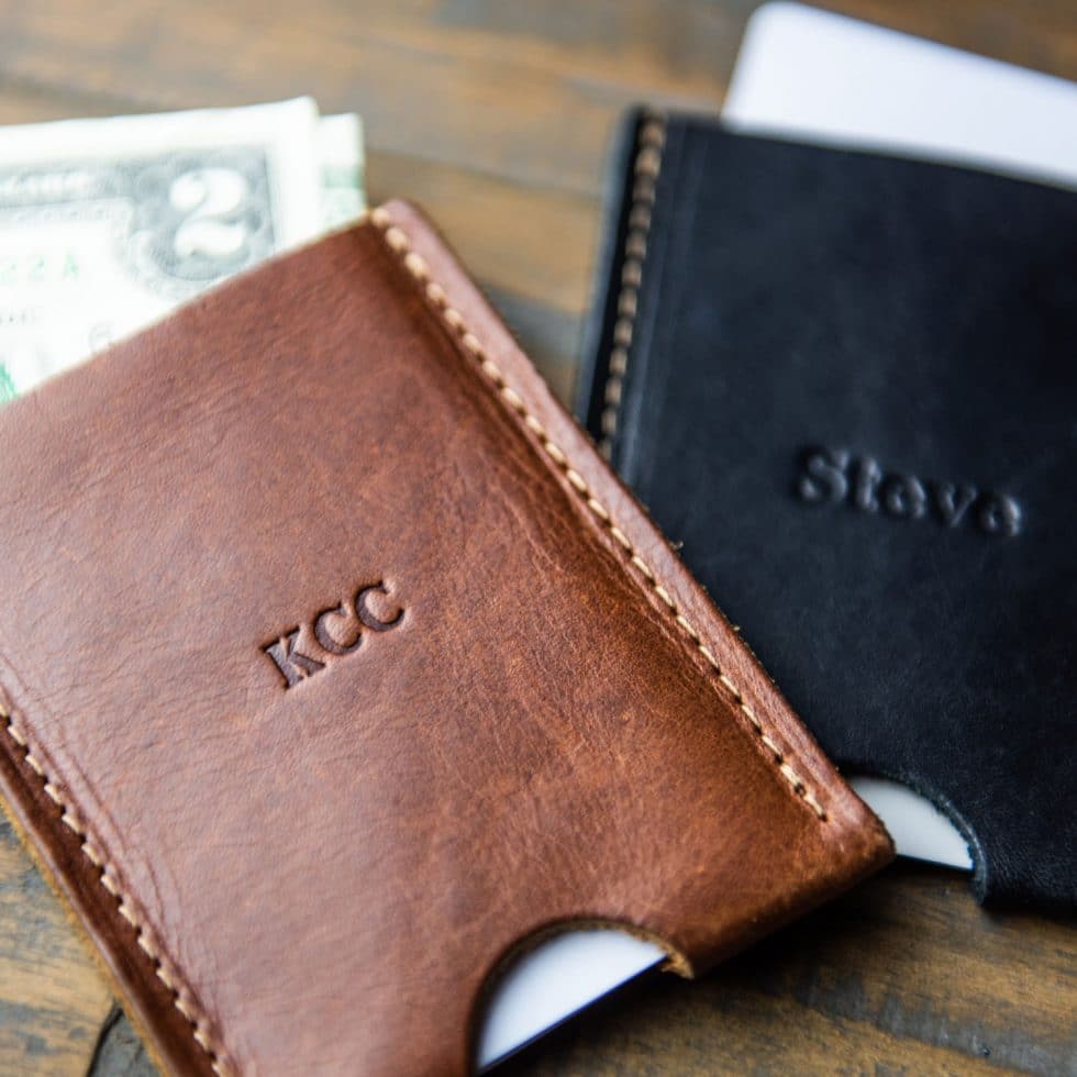 Minimalist Personalized Card Holder Wallet