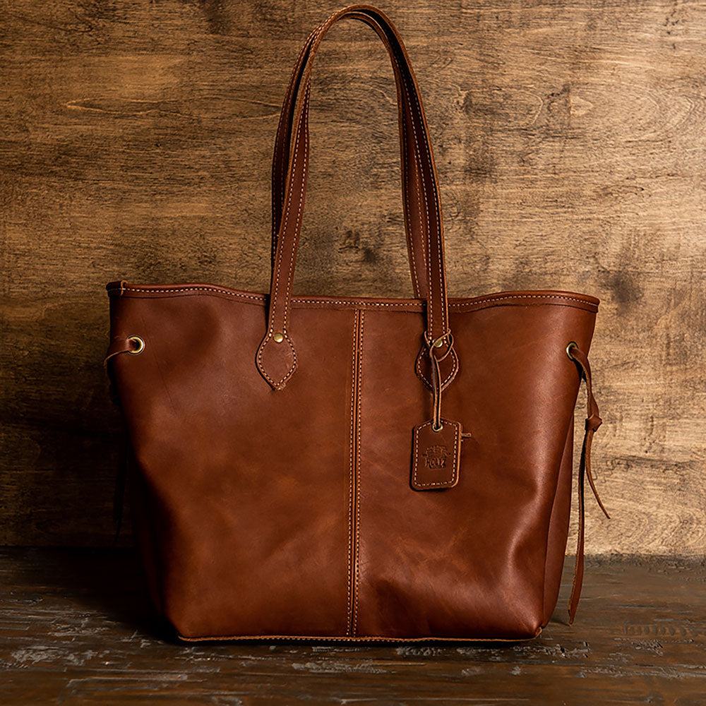 Handmade Distressed Gray Leather Tote Bag, Gray Handbag | Mayko Bags