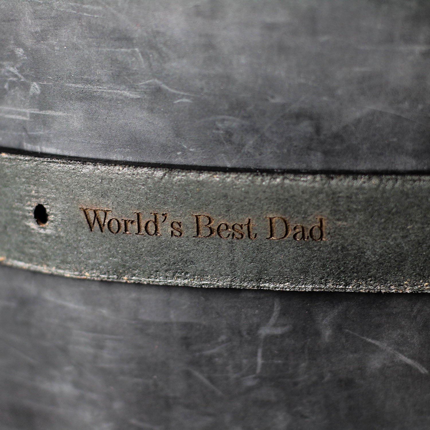 No. 101 Personalized Fine Leather Belt – Made in USA -, Chestnut / 34at Holtz Leather