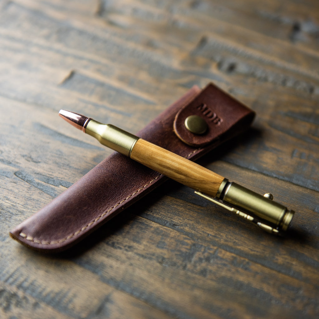 ART-PEN: Handcrafted outlets Luxury Twist Pen - GRADUATE 24 Carats Gold Plated with Bethlehem Olivewood body