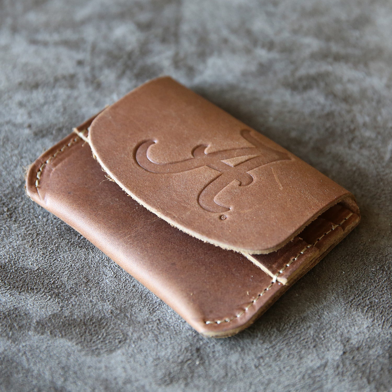 THE OFFICIALLY LICENSED ALABAMA Leather Keychain Wallet - The Rosie - Holtz  Leather