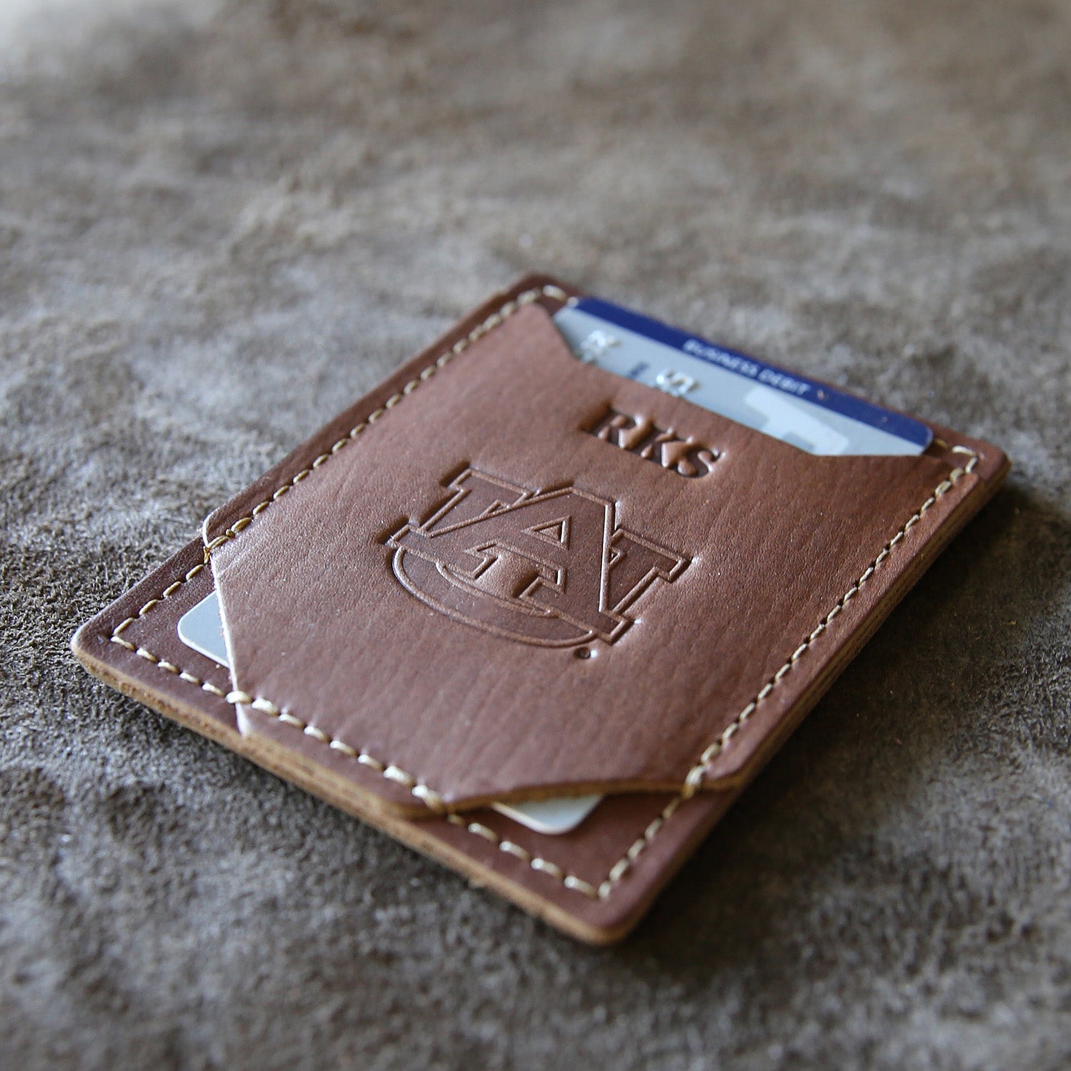 The Trey Money Clip Wallet - Front Pocket Fine Leather Wallet