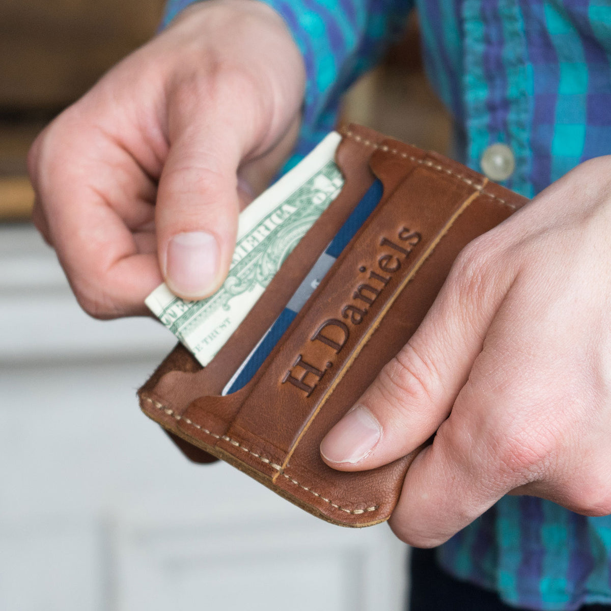 Groomsmen Leather Travel Wallet, Best Gift